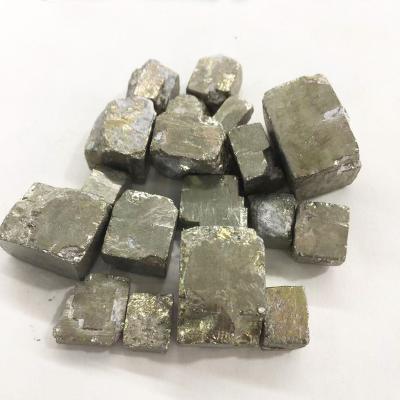 China China Wholesale Natural Pyrite Cube Crystal Tumble Stone Pyrite Gravel Rough Stone For Sale for sale