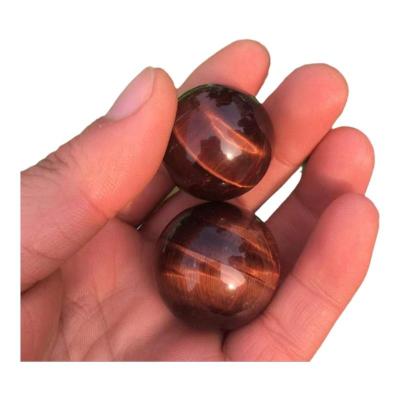 China Natural Decorative Yellow China Tiger Eye Quartz Crystal Ball Christmas Gifts for Home Decor for sale