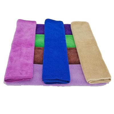 China Wholesale 30x30 40*40cm Microfiber Towel Dish Drying Towel Kitchen Viable Cleaning Towel for sale