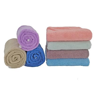 China Viable Customized Quick Dry Towel Coral Fleece Salon Towel Thick Microfiber for sale