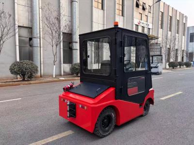 Cina 15000 kg trattore elettrico a rimorchio volante idraulico cabina completamente chiusa con luce di allarme in vendita