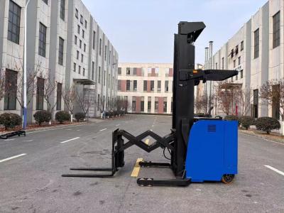 China Fit to High-density Storage Capacity 1.5 Ton 1500 kg  Double-reach Electric Forklift  Truck  Height 7000 mm for sale