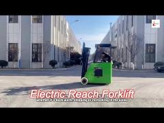 multi direction electric reach forklift walking pallet stacker 2500kg