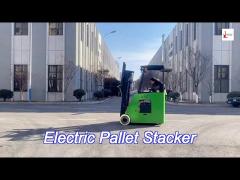 electric walkie pallet stacker forklift  single cargo handling from 1000 kg to 3000 kg