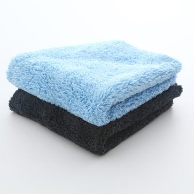 China 120pcs 40*40 cm Eco-friendly Scratch Free Soft Microfiber Coral Fleece Drying Towel for sale