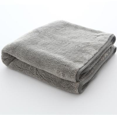 China 40pcs 820gsm Super Soft Thick Super Soft Microfiber Plush Coral Fleece Large Car Dry Absorbent Towel for sale