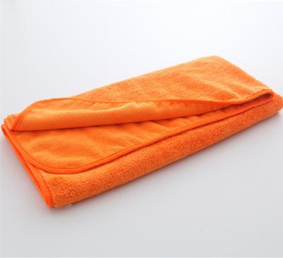 China 60pcs Eco-friendly Wrapping Dryer Orange Large Size Super Car Color Drying Towel Microfiber Detailing Cloth for sale