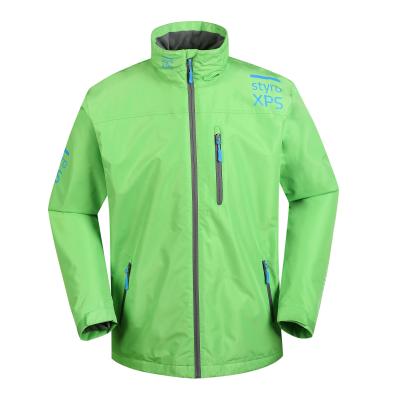 China Men's Winter Polyester Fleece Waterproof Jacket Wholesale Waterproof Green 100% Cheap Coating Jacket for sale