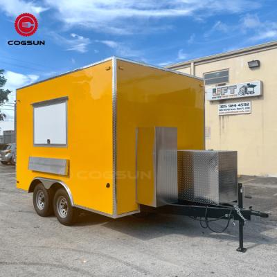 China Commercial Catering Tacos Selling Mexican Ice Cream Food Truck Food Catering Trailer for sale