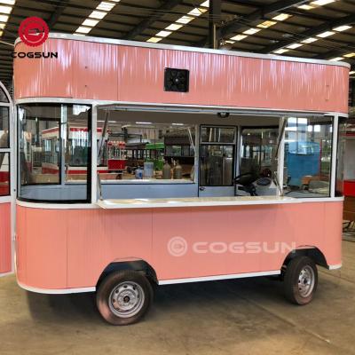 China CE COC commercial catering electric mobile used food trucks for sale hot dog food delivery cart for sale