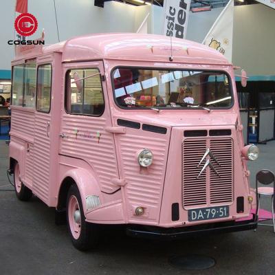 China The most popular Europe winery food trailer fast food cart with COC CE pizza ice cream food truck for sale