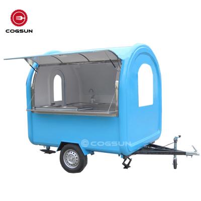 China Ice Cream Cafe Van Beer Bar Mobile Kitchen Restaurant Vintage Food Truck Commercial Hot Dog Food Cart for sale