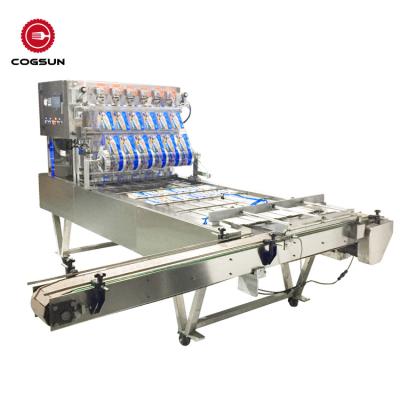 China Customized Automatic Electric Automatic Trays Containers Meal Packing Machine Food Trays Sealing Machine for sale