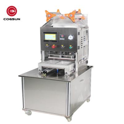 China Food Meat Shrimp Fish Container Tray Sealer Machine To Keep Fresh for sale