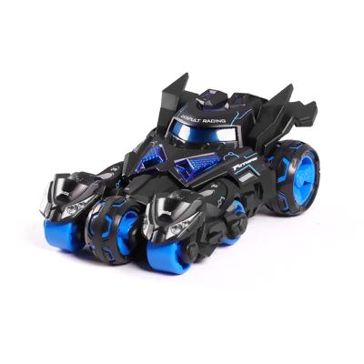 China New Product Diecast Toy Vehicles 1:32 Alloy Diecast Motorcycle 3 in 1 Catapult Tank Car with Light and Music for sale