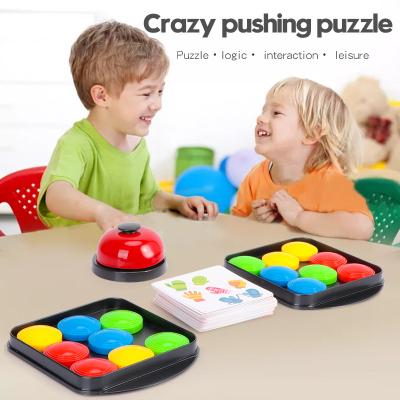 China Cartoon Toy Indoor Interaction Logic Crazy Pushing Children's Educational Toy Baby Toddler Toys Puzzle Chess Game for sale