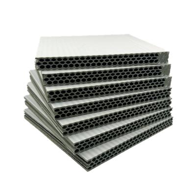 China Industrial House System UAE Building Durable Reusable Hollow Material PVC Green Form Sheets Panel Panels PP Plastic Formwork For Concrete for sale