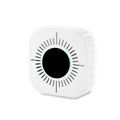 China Lifetime Remote Control Smart APP Controlled WIFI 10 Years Wired Alarm Smoke Detector Set For Fire Alarm Home Security Manufacturer for sale