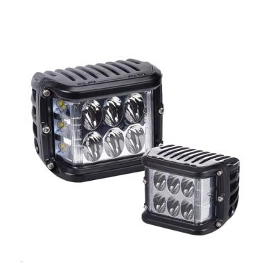 China Aluminum Alloy Body 4inch 45W Offroad Driving Cube Side Shooter LED Work Light For Vehicle for sale