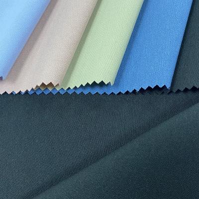 China Hot Selling Anti-static Polyester Spandex Blend Fabric Woven Polyester Stretch Twill Fabric Polyester Spandex Pant Fabric for sale