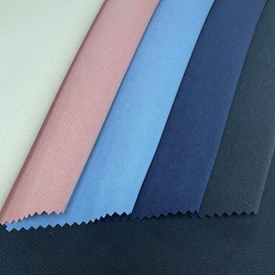 China Hot Sale Recycled Woven Polyester Stretch Woven Fabric Polyester 4 Way Stretch Anti-Static for sale