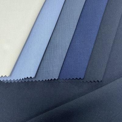 China Hot Selling Anti-static 94 Polyester 6 Spandex Fabric Women's Woven Suit Fabric Polyester Stretch Fabric for sale