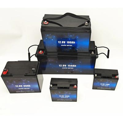 China TSP Customized Wholesale Lithium Ion 12V 100Ah 150Ah 200Ah 300Ah Lifepo4 Battery Box For Storage LEP Solar Power System for sale