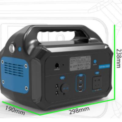 China Type C Portable Power Station Power Supply 600W Battery Pack For Outdoor Camping RV for sale