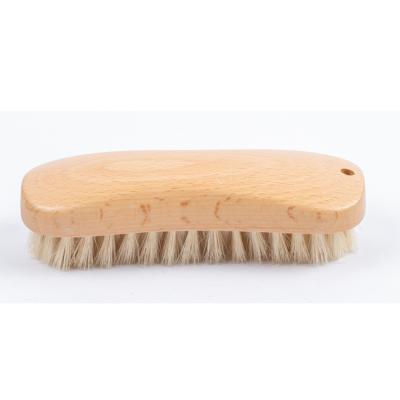 China Factory New Pig Shape Viable Hair Shoe Brush Beech Wood Shoe Polishing Polishing Brush For Leather for sale