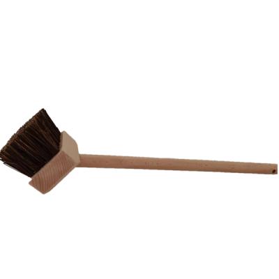 China Home Cleaning Tools Beech Wood Wholesale Coarse Fiber Palmyra Outdoor Rough Scrub Brush Deck Scrub Brush for sale