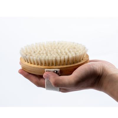 China Long Handle Manufacture High Quality Exfoliating Exfoliating Bath Brush Boar Hair Bath Brush Bamboo Brush for sale