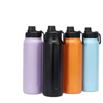 China 32oz Viable Large Capacity High Value Water Bottle Stainless Steel Flask Vacuum Cup Portable Outdoor Sport Cup for sale