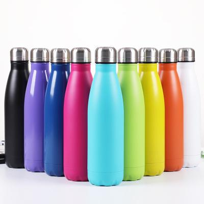 China Stainless Sport 500ML PORTABLE Flask Double Wall Insulated Outdoor Travel Increasing Vacuum Drinking Cup for sale