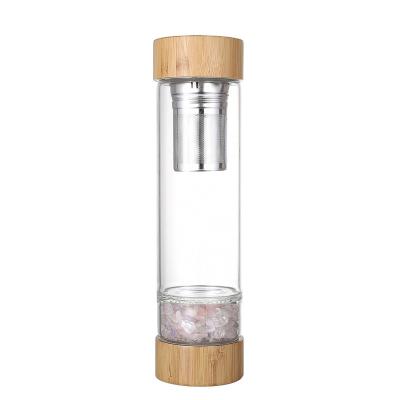 China Free Space 550ML Free Space Tea Glass Water Bottle Tea Sink Cup Vacuum Sports Flask Hot Cold Standalone Tumbler for sale