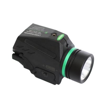 China New Durable Hunting Accessories Combo Tactical Flashlight 150 Lumen Hanging Green Laser LED Combo Flashlight for sale