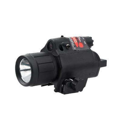 China New Accessories Durable Red Laser LED Flashlight Hunting Combo Tactical Flashlight for sale