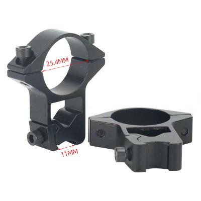 China High End Customized Aluminum Alloy Rail Mount 25.4mm Sight Mount 11mm Flashlight Mount Holder Clip Clamp for sale