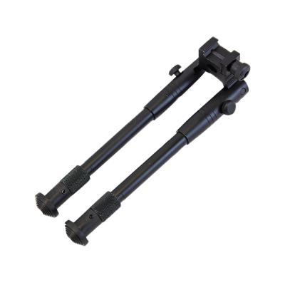 China Hot Selling 6 Inch Aluminum Alloy Adjustable Bipod With 11mm/20mm Long Adapter Quick Release Bipod for sale