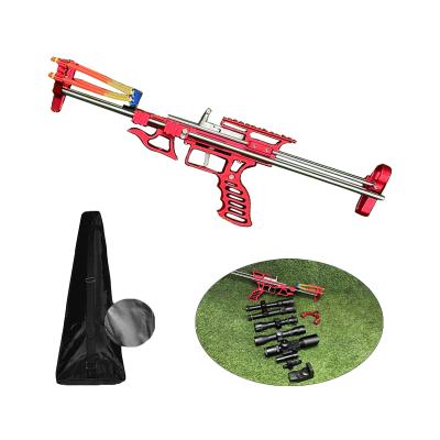 China New durable improved retractable outdoor catapult with dual function slingshot head for sale