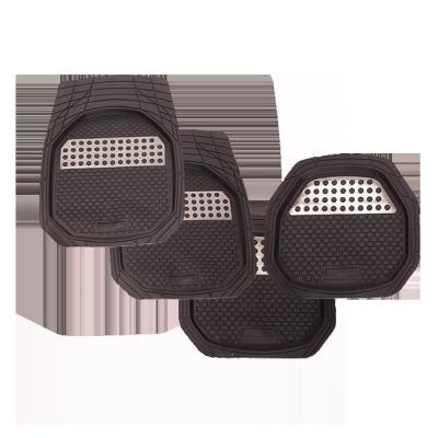 China Sports Auto Accessories Universal 4 Pieces Heavy Duty Custom PVC Floor Mats For Cars for sale