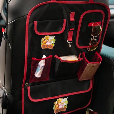 China Cartoon Backseat Storage Tote Organizer Car Premium Auto Backseat Organizer For Kids for sale