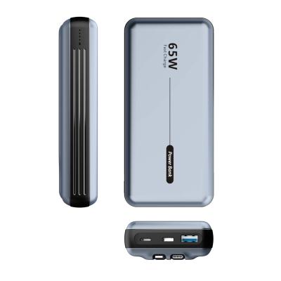 China 65W power bank for laptops OEM factory power bank 20000mah fast charging laptop and other devices for sale