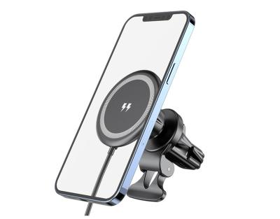 China High Power 15W Magnetic Car Mobile Phone Holder Air Vent Cell Phone Charging Stand Netic Wireless Charger Phone Holder For Car for sale