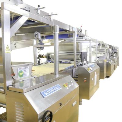 China Full Automatic Factory SINOBAKE Biscuit Production Line Biscuit Processing Machine for sale