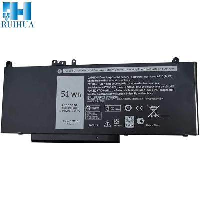 China RUIHUA G5M10 LAPTOP Replacement Laptop Battery For Dell Latitude E5450 E5550 8V5GX R9XM9 7.4V 51WH for sale