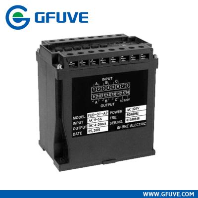 China FUD-3I-3U three phase AC current voltage transducer for sale