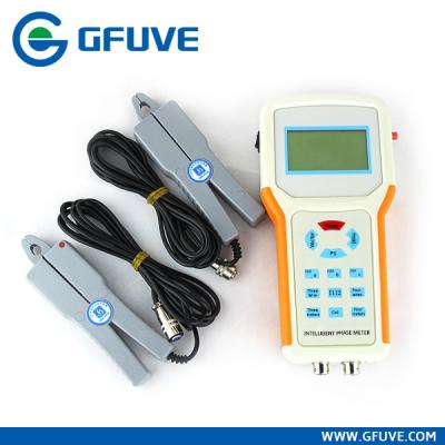 China MULTIFUNCTION ONSITE HANDHELD DIGITAL PHASE ANGLE METER for sale