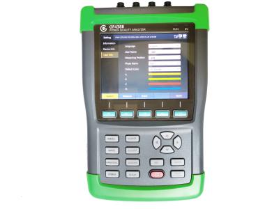 China handheld three phase power quality and energy analyzer with 3000a current clamp for sale