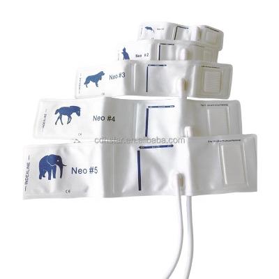 China Non Woven Textiles Disposable Mouse Cat Dog Horse Elephant 5 Sizes Per Hose Blood Pressure Set Single Soft Nonwoven Veterinary Cuff for sale