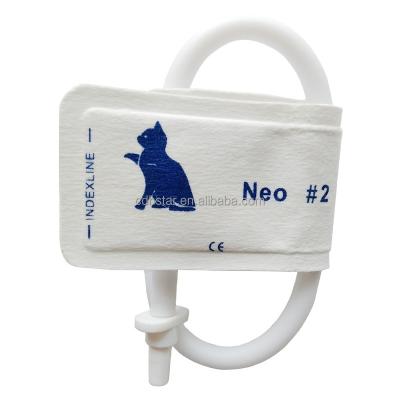 China Cat Veterinary Disposable Animal NIBP Small Cuff 2# Single Tube Blood Pressure Cuff Stored for sale